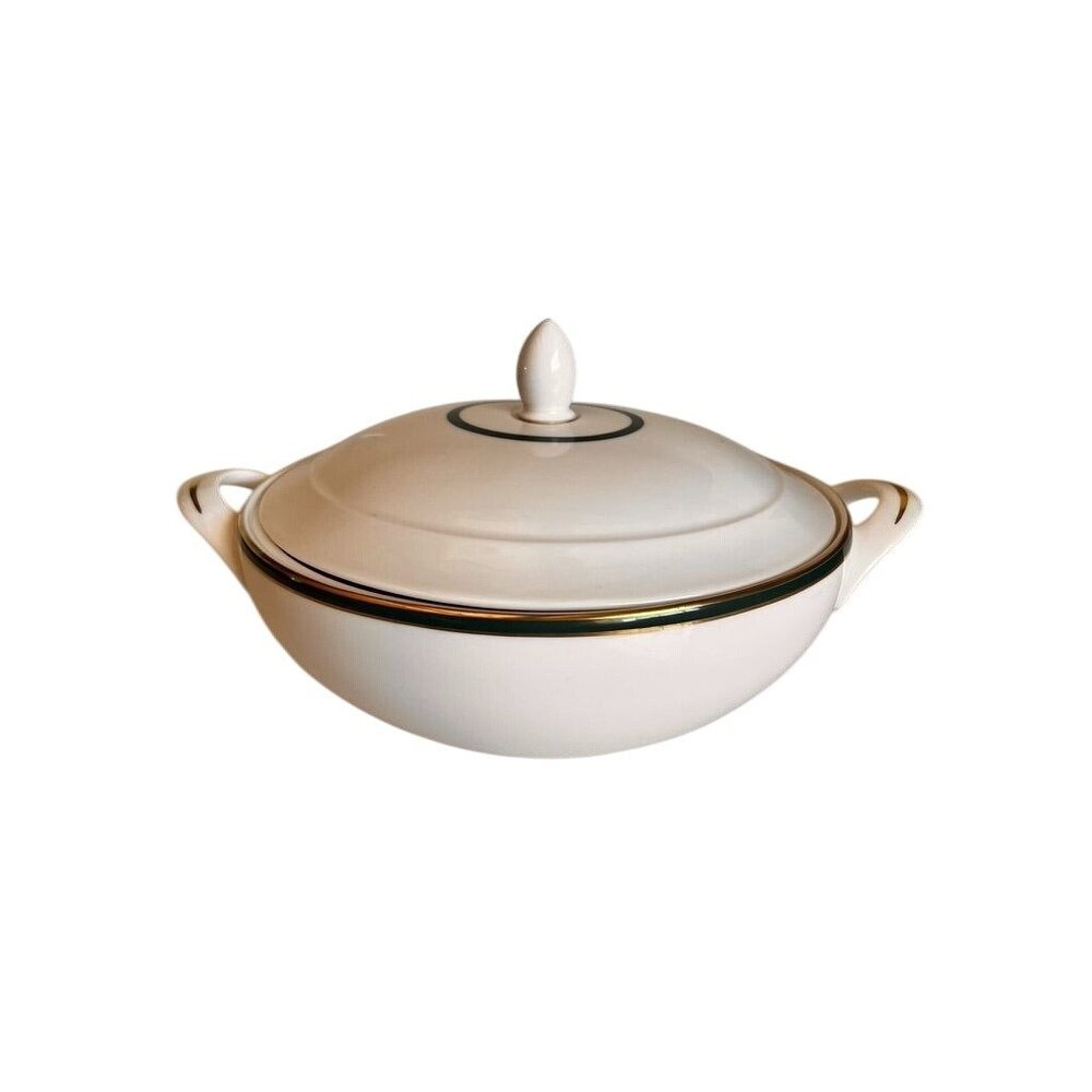 Royal Doulton Oxford Green Fine Bone China Covered Vegetable Dish Oval